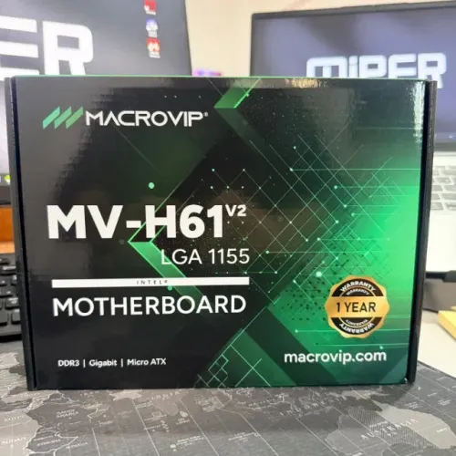 Placa Mãe Macrovip MV-H61 V2 LGA 1155 DDR3 Nova