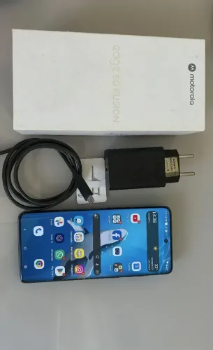 ? Motorola Edge 60 Fusion 256GB - Completo com Caixa e Nf
