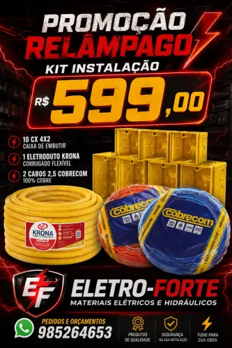 PROMOÇÃO KIT INSTALAÇÃO