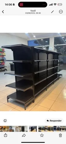 Vendo Gôndolas Pretas