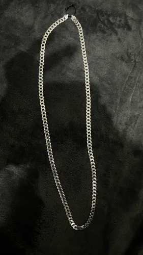 Corrente de prata 925, 70cm, 6mm preço a negociar
