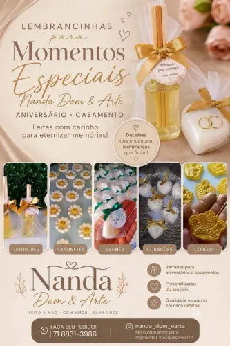 Lembrancinhas personalizadas 