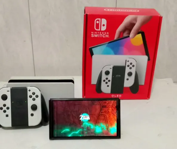 Nintendo Switch Oled com jogo!