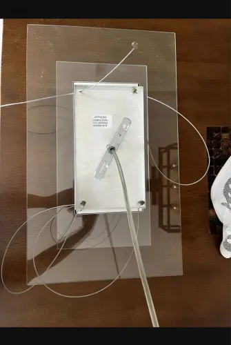 ? Lustre Plafon Moderno em Vidro e Metal - Design Sofisticado ?