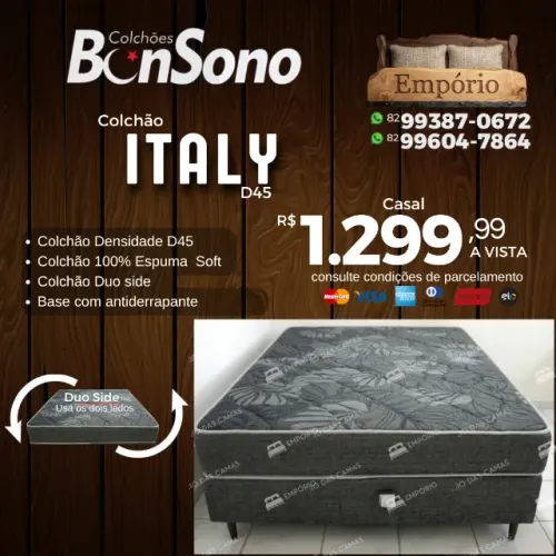 Cama conjunto D45 casal Bonsono base e colchao pronta entrega itens de fabrica