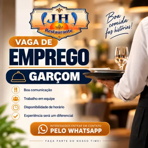 Vaga para Garçom