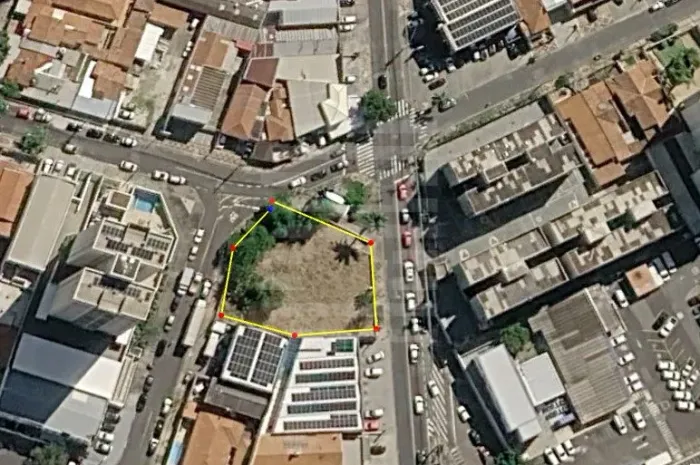 Locação de terreno de esquina com 1.066,08m² - Ponte Preta