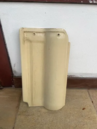 Telhas cerâmica marfim
