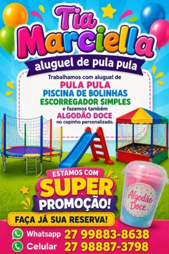 Aluguel de pula pula ( cama elástica)