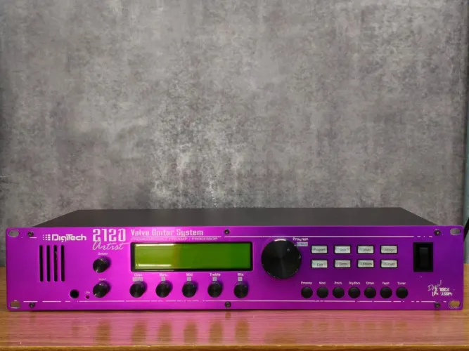Digitech 2120 Artist preamp processador de efeitos rack