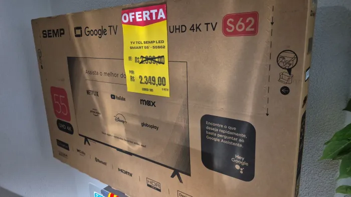 Tv 55 polegadas 4 k 