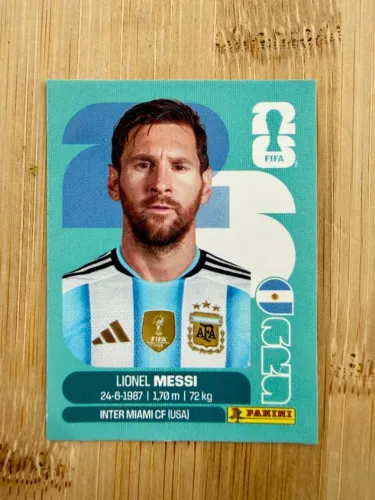Figurinha Avulsa - Lionel Messi - ARG 17 - Copa 2026