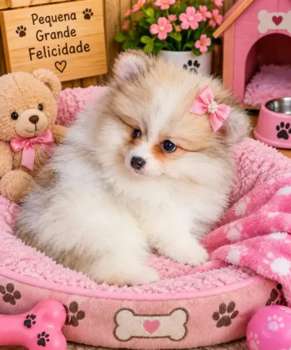 Filhotes disponível com pedigree fofinhos