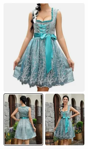 Vestido Típico Alemão Original - Kit Completo - Novo - Tam. EU 42 / BR 44