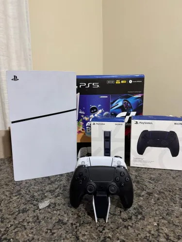 Playstation 5 | PS5 Slim + Controle e Base de Carregamento