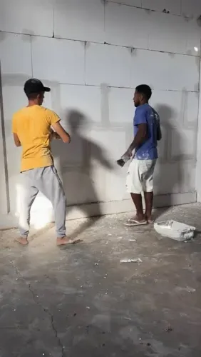 Divisória de bloco de gesso por M2 mão de obra