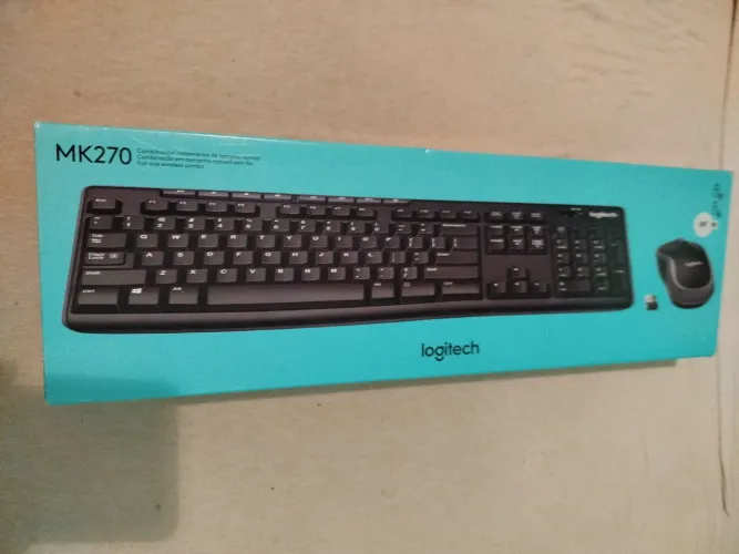 Kit teclado e mouse sem fio Logitech