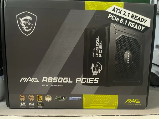 FONTE GAMER MSI MAG 850W FULL MODULAR