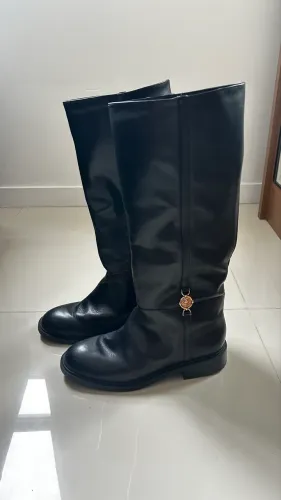 Bota arezzo couro montaria 