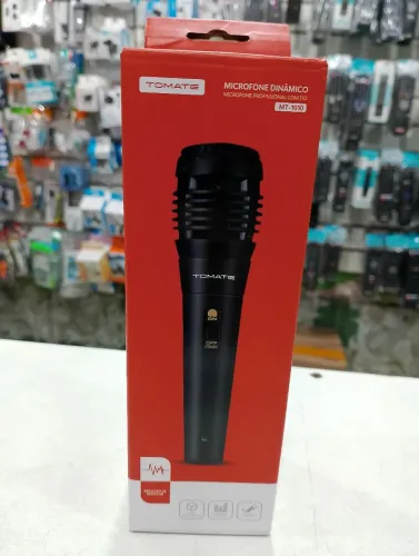 Microfone Dinâmico Tomate/ MT-1010 - Ideal para Karaokê e Eventos!