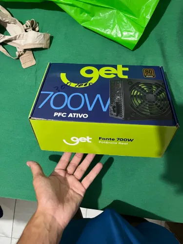 Fonte gamer get 700W - PFC ativo -80 plus bronze