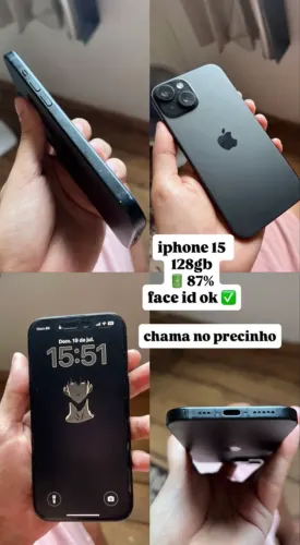 iPhone 15 de 128GB - Black