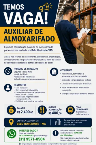 Aux. de Almoxarifado