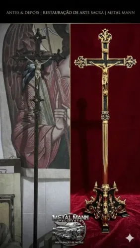 Restauração e Revitalização de Arte Sacra - Especialista em Metais