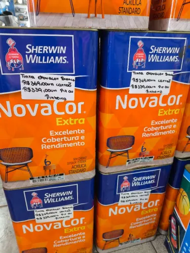 Tinta Novacor Acrílica Lata R$339,00 Pix