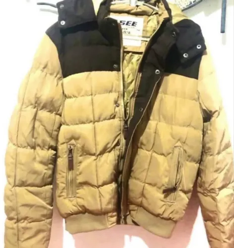 Casaco de inverno bobojaco acolchoado masculino M