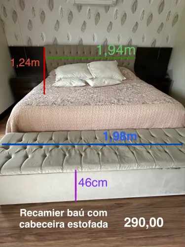 Cabeceira Cama com Recamier