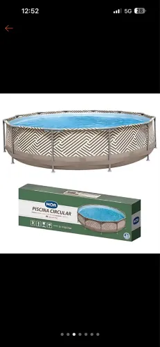 Vendo Piscina de Armação Circular 7.200 Litros 3,6M MOR