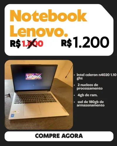 Venda rápida. Apenas 1,200