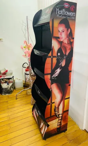 EXPOSITOR PARA LOJA ( SEX SHOPS ) - HOT FLOWERS ?