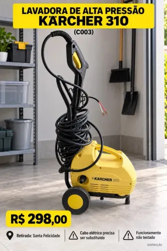 LAVADORA DE ALTA PRESSÃO KÄRCHER 310 (C003)