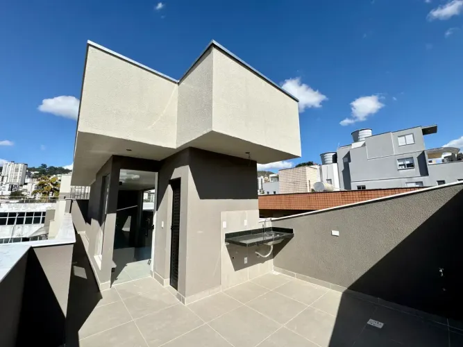 Cobertura para venda com 98 metros quadrados com 2 quartos no bairro Cruzeiro - Belo Horiz