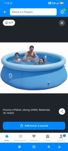 Piscina seminova
