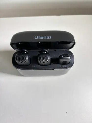 Microfone Sem Fio Ulanzi J12 Iphone Lightning C/ Nf - 2 Mics