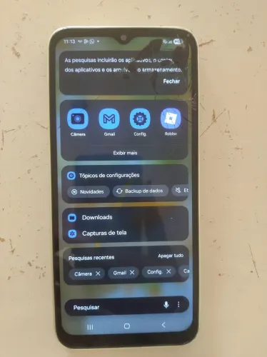 Celular a14 5g 126 giga com 4 de ram