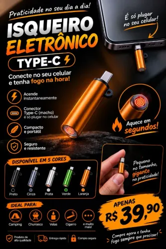 isqueiro elétrico