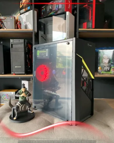 PC Gamer i3 8100, 8gb Ram, 128gb Ssd+500gb Hd, Rx 550 4gb, Gabinete Mavint, 500w