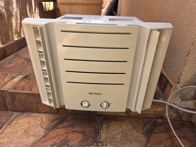 Ar condicionado 110v 7500btus Classe A gelando sem garantia testa e leva