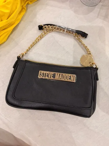Bolsa Steve Madden Feminina Preta com porta moedas - Nova - Importada dos EUA