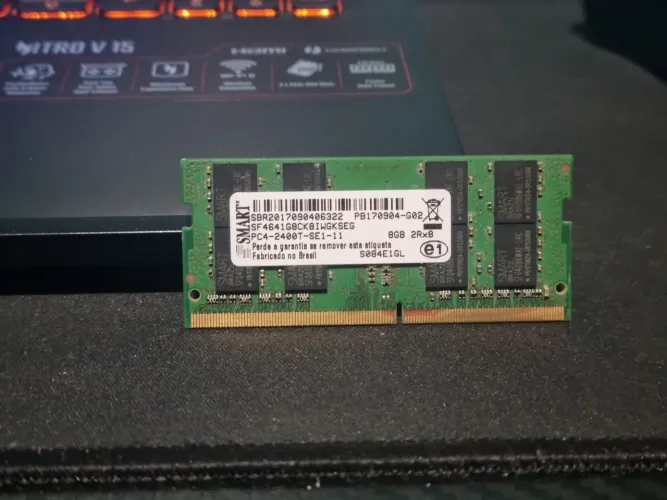 Memória ram ddr4 sodimm 8gb 2400mhz