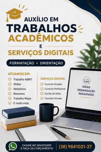 ? *Precisando de ajuda com Trabalhos Acadêmicos ou Currículo Profissional?*?