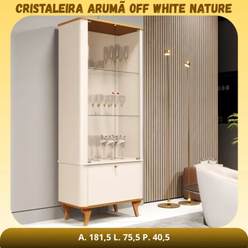 CRISTALEIRA ARUMA OFFWHITE/NATURE
