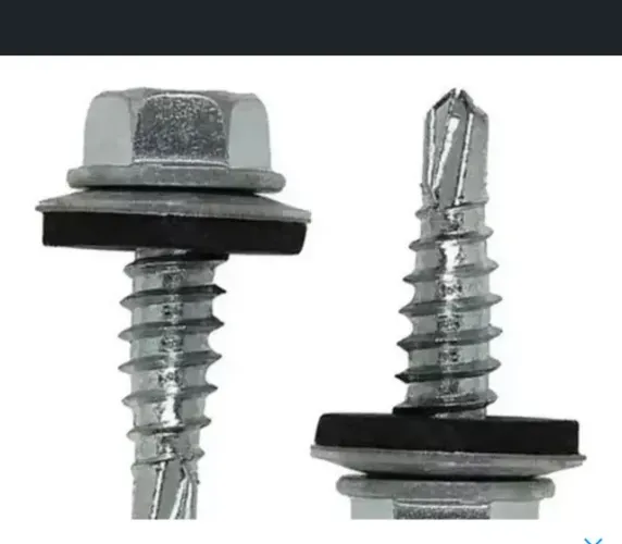 Parafuso Auto Brocante Telha 12x1 Sextavado 500 Pçs - TITANIUM