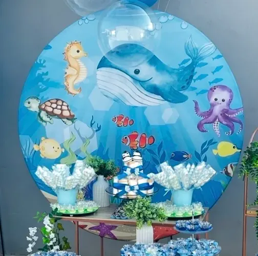 Capa para painel fundo do mar