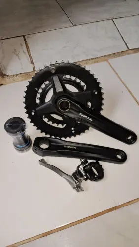 Pedivela Shimano integrado 2v + câmbio dianteiro Sensah Ignite