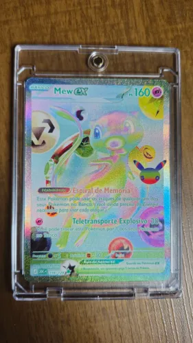 Carta Mew Ex foil (158) nova coleção 30 anos